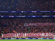 Dukungan ke Palestina dan Kecaman untuk Israel di Galatasaray Vs Liverpool