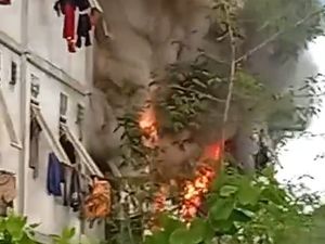 Kesaksian Warga soal Kebakaran Hunian Pekerja di IKN