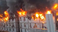 Video Kebakaran Hunian Pekerja IKN, Saat Api Melalap Tower 14 Lantai 2-4