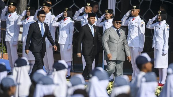Momen Presiden Prabowo Pimpin Upacara Hari Kesaktian Pancasila di Lubang Buaya