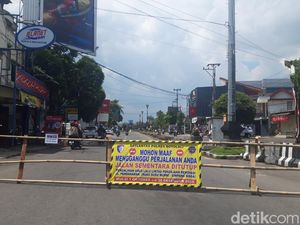 Ruas Pandanaran Boyolali Ditutup, Jalan Merapi-Merbabu Berlaku 2 Arah