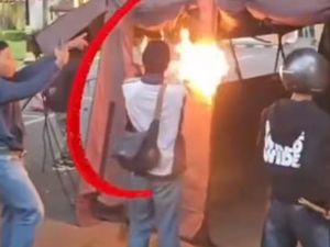 Polda DIY Unggah Video Aktivis BEM KM UNY Bakar Tenda Saat Demo Polda DIY Unggah Video Aktivis BEM KM UNY Bakar Tenda Saat Demo