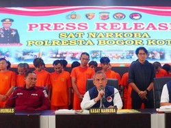 Polresta Bogor Ungkap Kasus Narkoba: 33 Pelaku Dijerat, Sabu-Ganja Disita