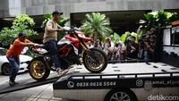 Potret 32 Kendaraan Kasus Pemerasan Kemnaker Dipindah ke Rupbasan