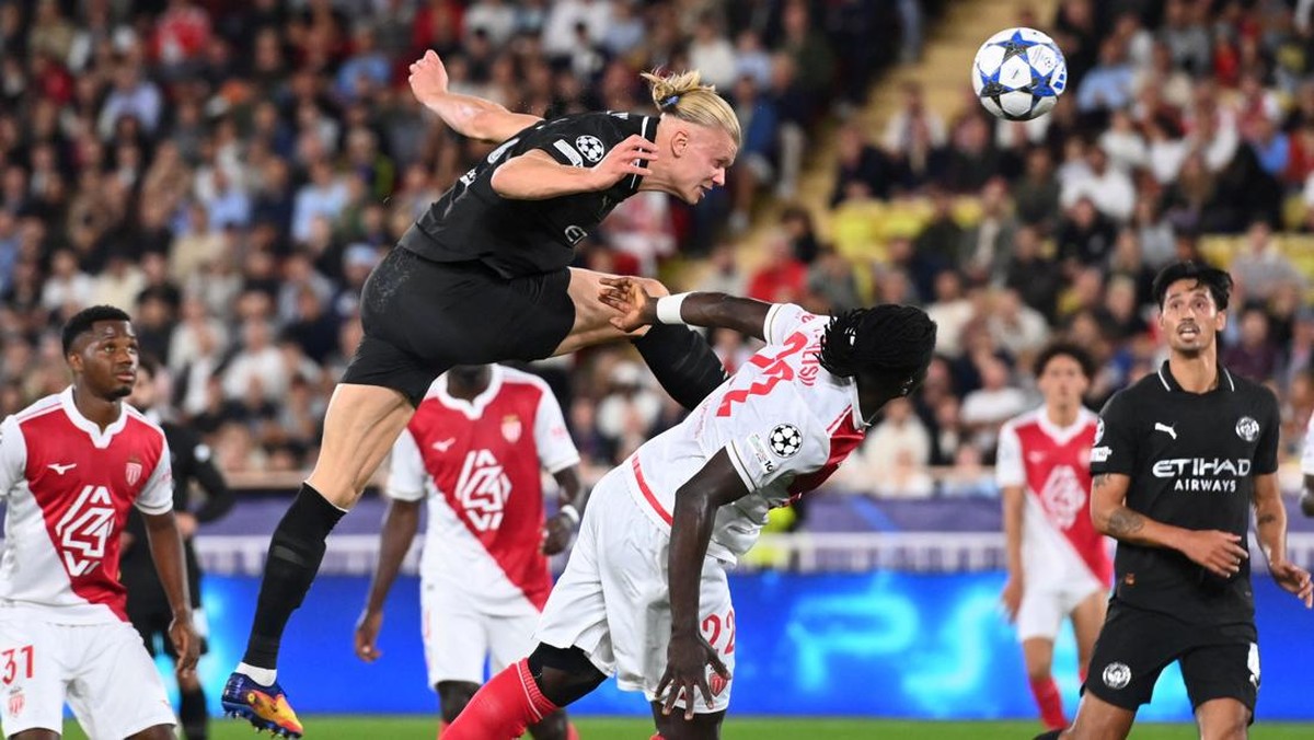 Laga AS Monaco vs Manchester City dalam lanjutan Liga Champions selesai 2-2 (Foto: REUTERS/ALEXANDRE DIMOU)