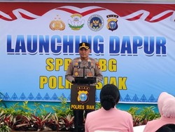 Dapur SPPG Polres Siak Resmi Beroperasi, Distribusikan MBG ke 384 Siswa