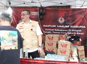 Kebakaran di Tangki Jakbar, BAGUNA PDIP DKI Buka Dapur Umum & Kerahkan Relawan