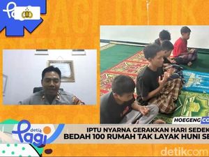 Hidup Harus Bermakna Jadi Motivasi Iptu Nyarna 15 Tahun Bedah Rumah Warga