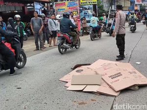 Pemotor Wanita di Palembang Tewas Usai Terlindas Bus Pariwisata asal Jabar