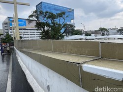 Memprihatinkan, Besi di Overpass Stasiun KAI Medan Banyak Hilang Diduga Dicuri