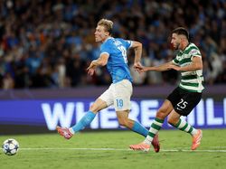 Napoli Vs Sporting CP: Dua Gol Hojlund Menangkan Partenopei