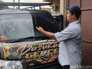 Sopir Xenia Ngamuk Pecahkan Kaca Mobil Pikap Berujung Dilaporkan ke Polisi