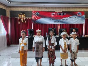 Siswa SD Se-Kabupaten Bangli Unjuk Kebolehan dalam Lomba Bercerita