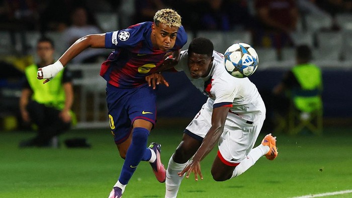 Barcelona Vs PSG Sama Kuat 1-1 di Babak Pertama
