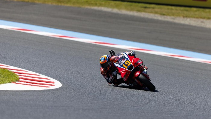 Luca Marini tercepat di Free Practice MotoGP Mandalika 2025. (Foto: SOPA Images/LightRocket via Gett/SOPA Images)
