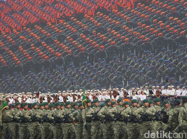 Gladi Bersih HUT ke-80 TNI, Monas Jadi Panggung Parade Pasukan-Alutsista