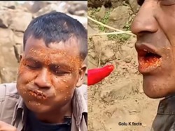 Gokil! Pria Ini Bisa Habiskan 10 Kg Cabai Bubuk dalam Sekali Waktu