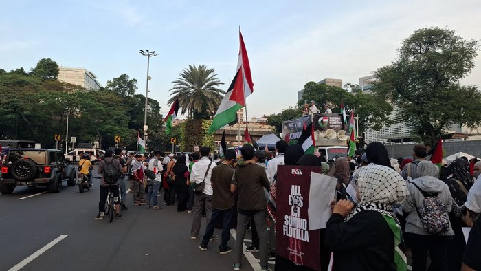 Teriakan dari Kedubes AS, Bebaskan Aktivis Sumud Flotilla!