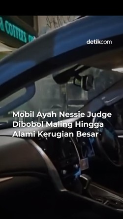 Video: Mobil Ayah Nessie Judge Dibobol Maling, Polisi Cek TKP
