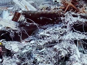 Suasana Hari Keempat Evakuasi Korban Bangunan Ponpes Sidoarjo Ambruk