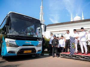 Trans Banten Baru Diluncurkan, Dishub Soroti Waktu Tempuh-Kapasitas Bus Trans Banten Baru Diluncurkan, Dishub Soroti Waktu Tempuh-Kapasitas Bus