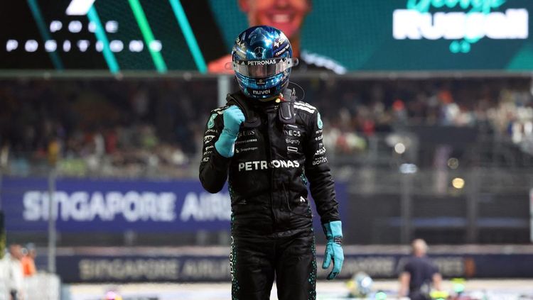 George Russell Kunci Pole Position F1 GP Singapura!