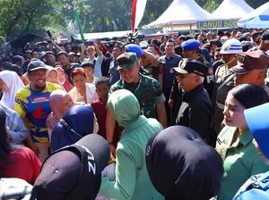 Kemeriahan Warga Sumut Ikut Ramaikan Kegiatan Jelang HUT ke-80 TNI di Medan