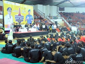 Ratusan Pendekar Ramaikan Kejuaraan Madinah van Java 2025 Kota Pasuruan