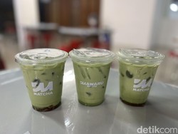 Cuma Rp 15 Ribu! Ada Matcha Latte Gerobakan Enak di Blok M