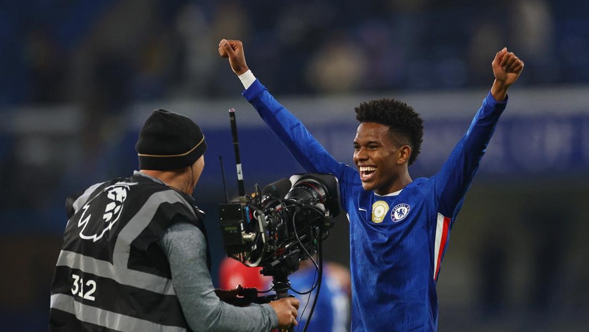 Estevao cemerlang di Chelsea. mendapatkan puja-puji. (Foto: Action Images via Reuters/Matthew Childs)
