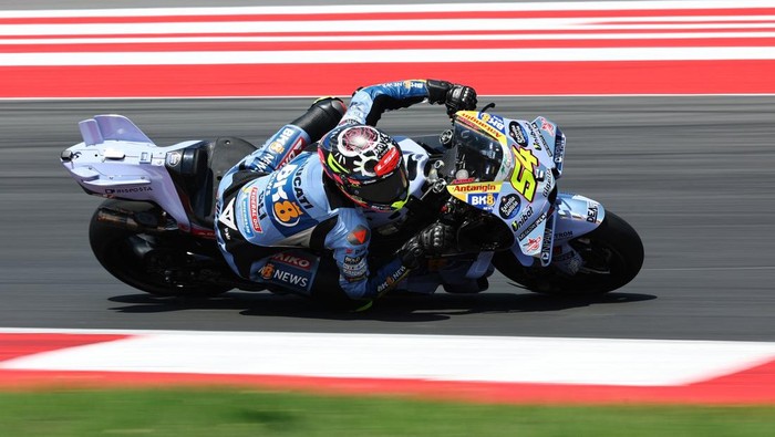 Fermin Aldeguer juara MotoGP Mandalika 2025 (Foto: REUTERS/Willy Kurniawan)
