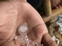 Hujan Es Disertai Angin Kencang Landa 4 Kecamatan di Kabupaten Bogor