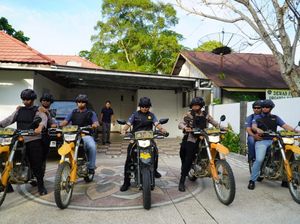 Kapolres Rohul Pimpin Patroli Raga, Beri Rasa Aman Bagi Warga