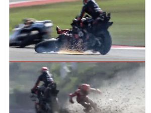 Marc Marquez Crash di Mandalika, Netizen: Kutukan Belum Berakhir