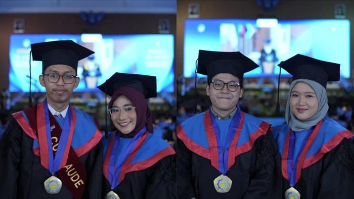 Kisah Cinta di Kampus, Dua Pasangan Raih Mimpi, Wisuda Bersama di ITS