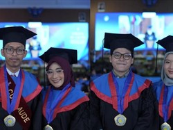 Romantisnya, 2 Pasutri Ini Berhasil Lulus dan Wisuda Bareng di ITS