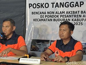 BNPB Targetkan Operasi Pencarian Korban Ponpes Al Khoziny Selesai Besok