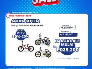Transmart Full Day Sale! Beli Sepeda Pasti Lebih Murah Transmart Full Day Sale! Beli Sepeda Pasti Lebih Murah
