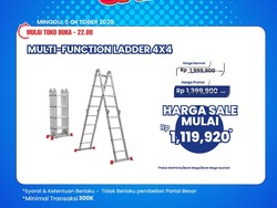 Serbu! Tangga Multifungsi Diskon Gede-gedean di Transmart Full Day Sale