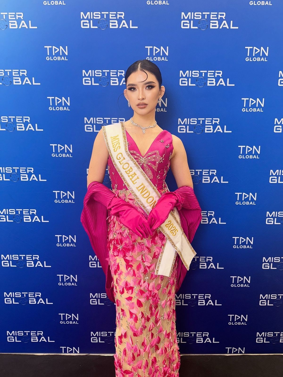 Angela Lillo Miss Global Indonesia 2025