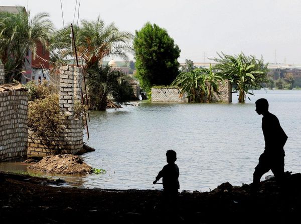 Banjir Rendam Delta Nil, Warga Mesir Bertahan di Tengah Kenaikan Air Sungai