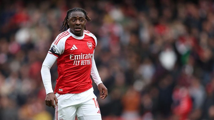 LONDON, ENGLAND - OCTOBER 4: Arsenals Eberechi Eze during the Premier League match between Arsenal and West Ham United at Emirates Stadium on October 4, 2025 in London, England. (Photo by Rob Newell - CameraSport via Getty Images)
