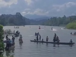 Wanita di Konawe Utara Hilang Diterkam Buaya di Sungai Lasolo Wanita di Konawe Utara Hilang Diterkam Buaya di Sungai Lasolo