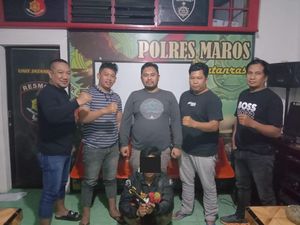 Pemuda di Maros Bawa Busur Saat Nongkrong Ditangkap, Ngaku Buat Jaga Diri