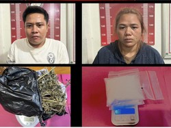 Pasutri di Muratara Ditangkap gegara Edarkan Sabu dan Ganja