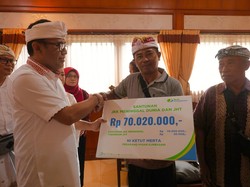 Keluarga Korban Banjir Pasar Kumbasari Terima Santunan Rp 70 Juta