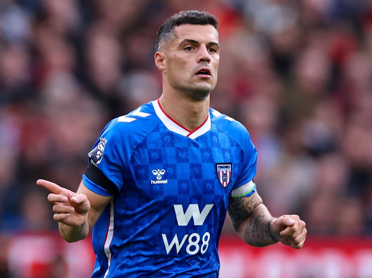 Pemain Sunderland, Granit Xhaka. (Foto: Getty Images/Robbie Jay Barratt - AMA)
