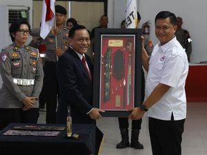 Kapolda Kalteng Dilantik Jadi Ketua Pengurus PBVSI Bumi Tambun Bungai