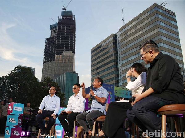 Potret Bahlil dkk Bahas Energi Bersih di Sarinah Potret Bahlil dkk Bahas Energi Bersih di Sarinah