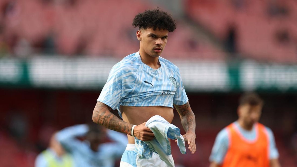 Bek muda Manchester City Nico OReilly dipanggil ke Timnas Inggris. (REUTERS/Hannah McKay)